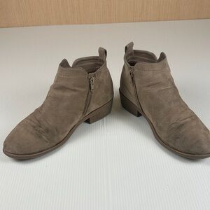 Tan Suede Ankle Boots